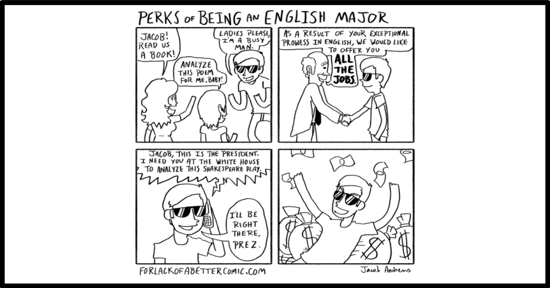 English Major Comic