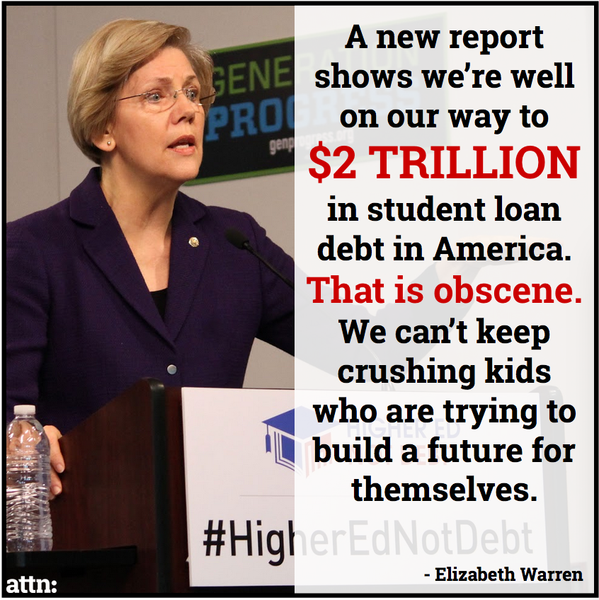 Elizabeth Warren on Student Costs