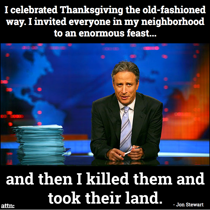 Jon Stewart on Thanksgiving