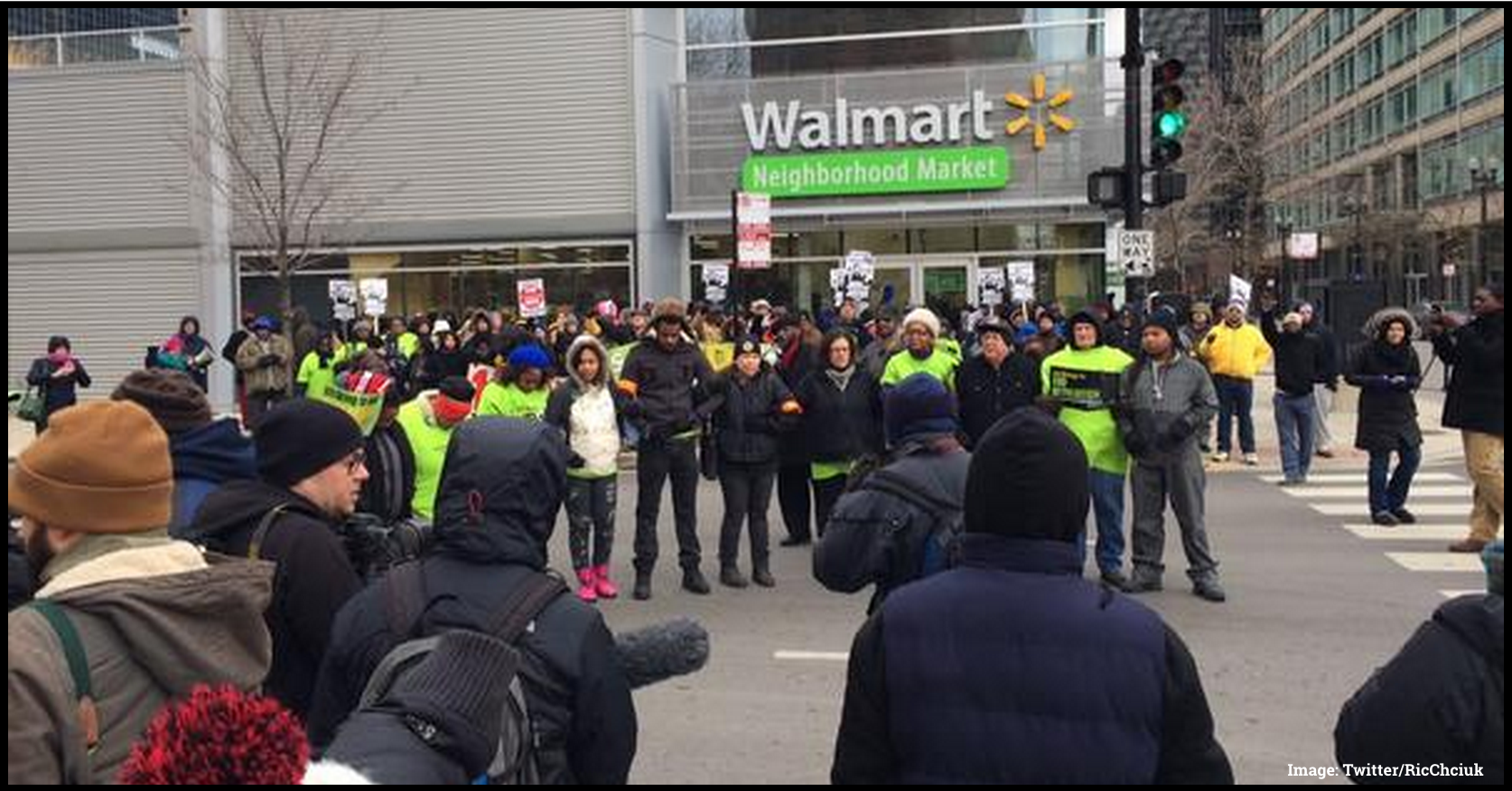 Walmart Strike Chicago