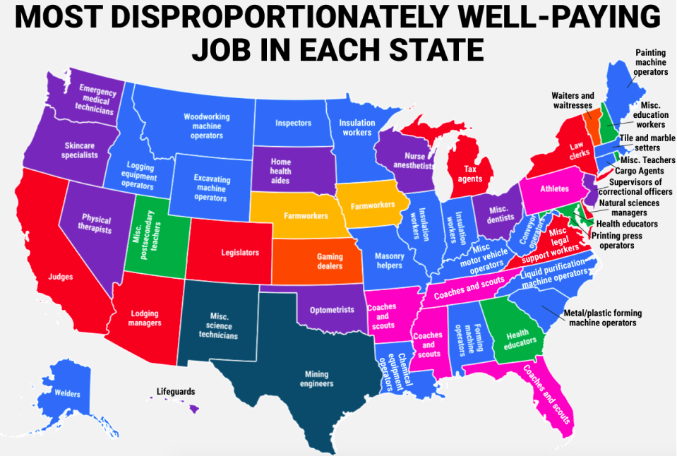 The Highest Paying Jobs In Each State - ATTN: