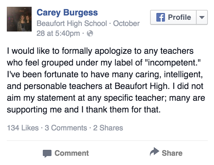 Carey Burgess Facebook