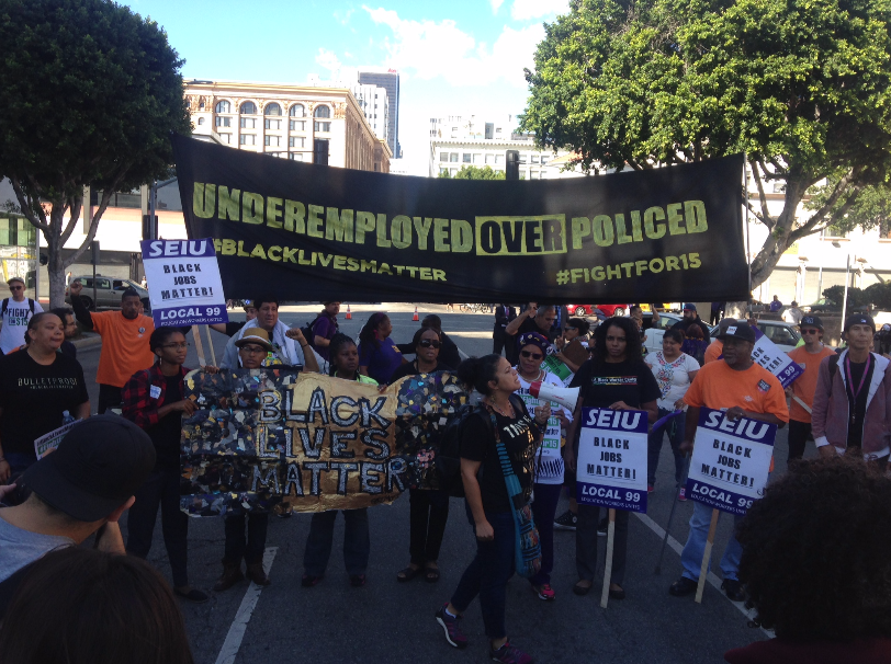 Workers strike in Los Angeles