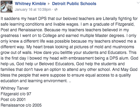 Online support for Detroit teachers
