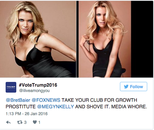 Sexist Trump Supporter Tweet