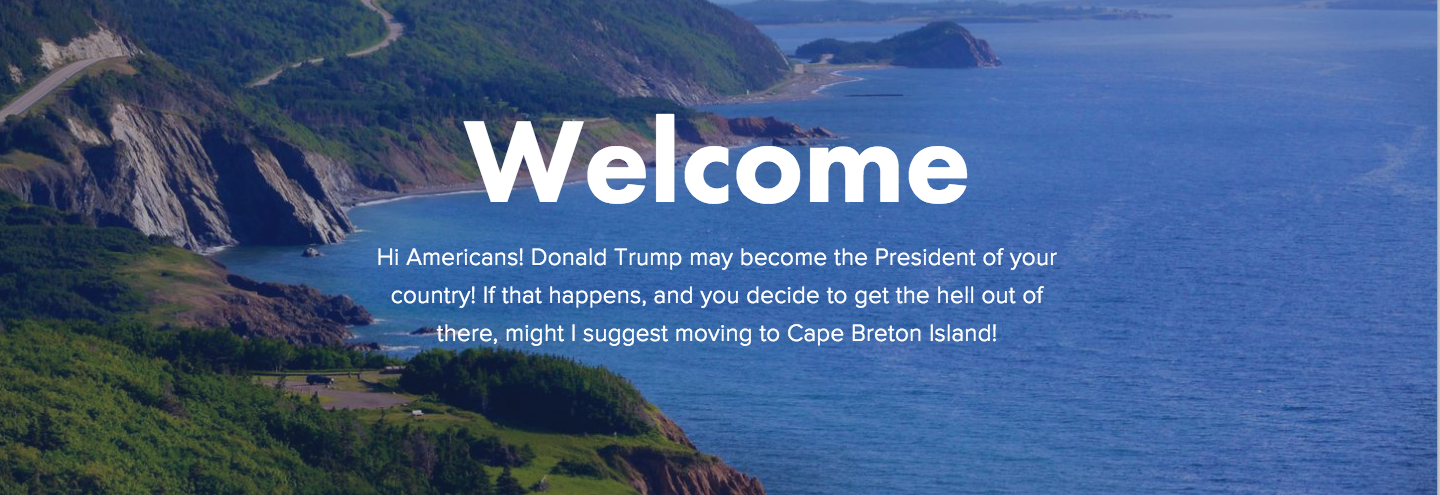 Cape Breton if Trump Wins
