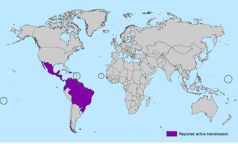 Zika map 