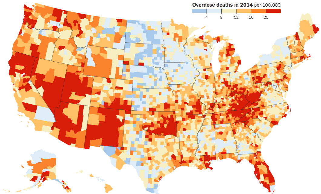 Heroin overdose deaths 2014