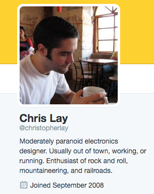 Chris Lay's Twitter