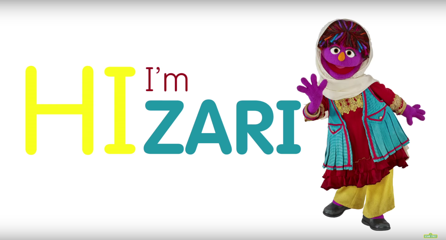Zari the Afghani muppet