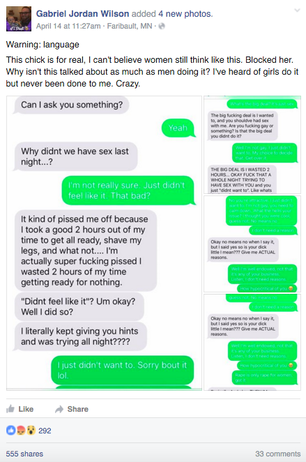 Woman\u0026#39;s Viral Text Rant to Man Who Denied Her Sex - ATTN:
