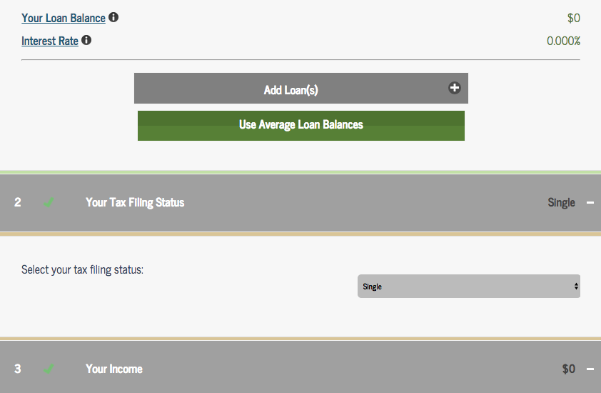 Repayment Estimator