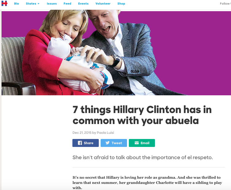 7 things Hillary Clinton has in common with your abuela