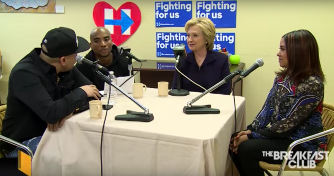 Hillary Clinton Interview at The Breakfast Club Power 105.1 