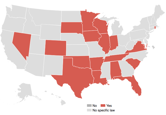 States that consider substance abuse child abuse 