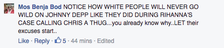 TMZ facebook Amber Heard comment