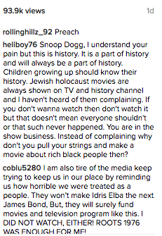 Comments on Snoop Dogg's "Roots" post. 