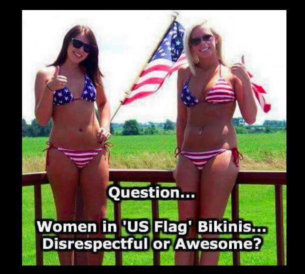 Meme Shows American Flag Bikini May be Disrespectful - ATTN: