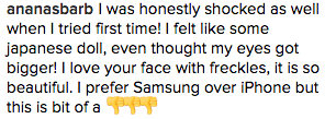samsung comments