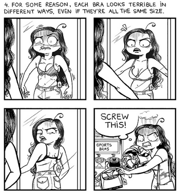 Comics Shows Comedy in Women Underwear Shopping - ATTN