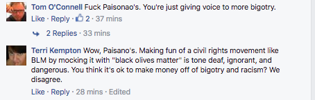comments blm olives
