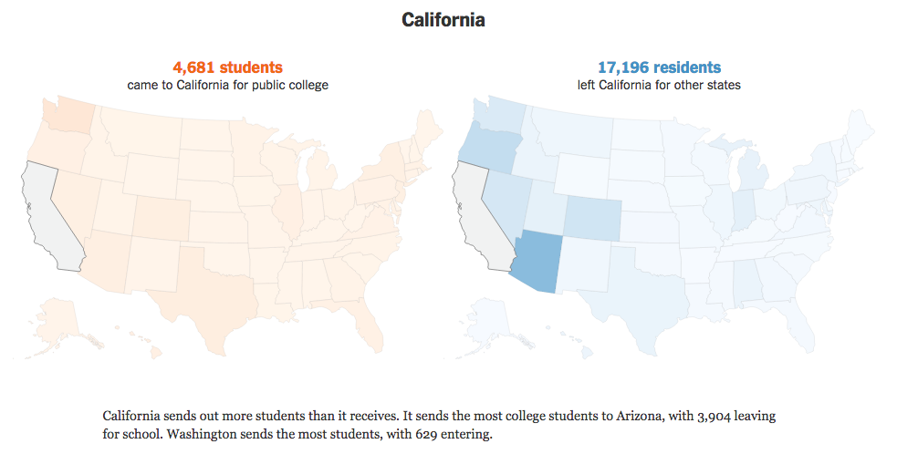 ny times map CA