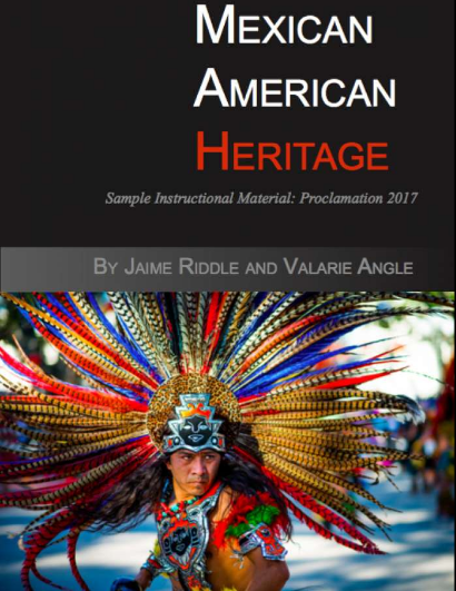Controversial "Mexican American Heritage" textbook. 