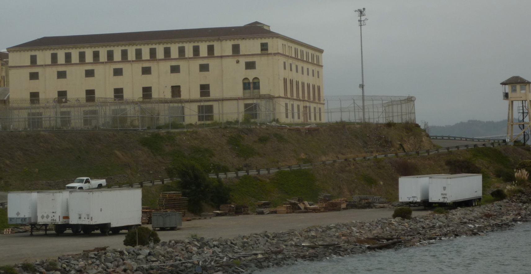 San Quentin State Prison in San Francisco, where California's Death Row Inmates are Housed. 