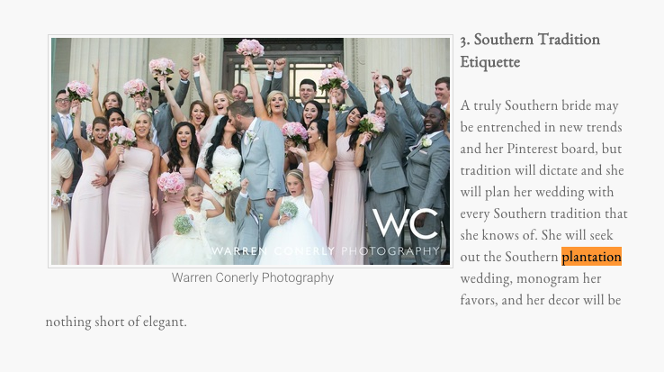 "Top 10 Southern Wedding Trends of 2016."