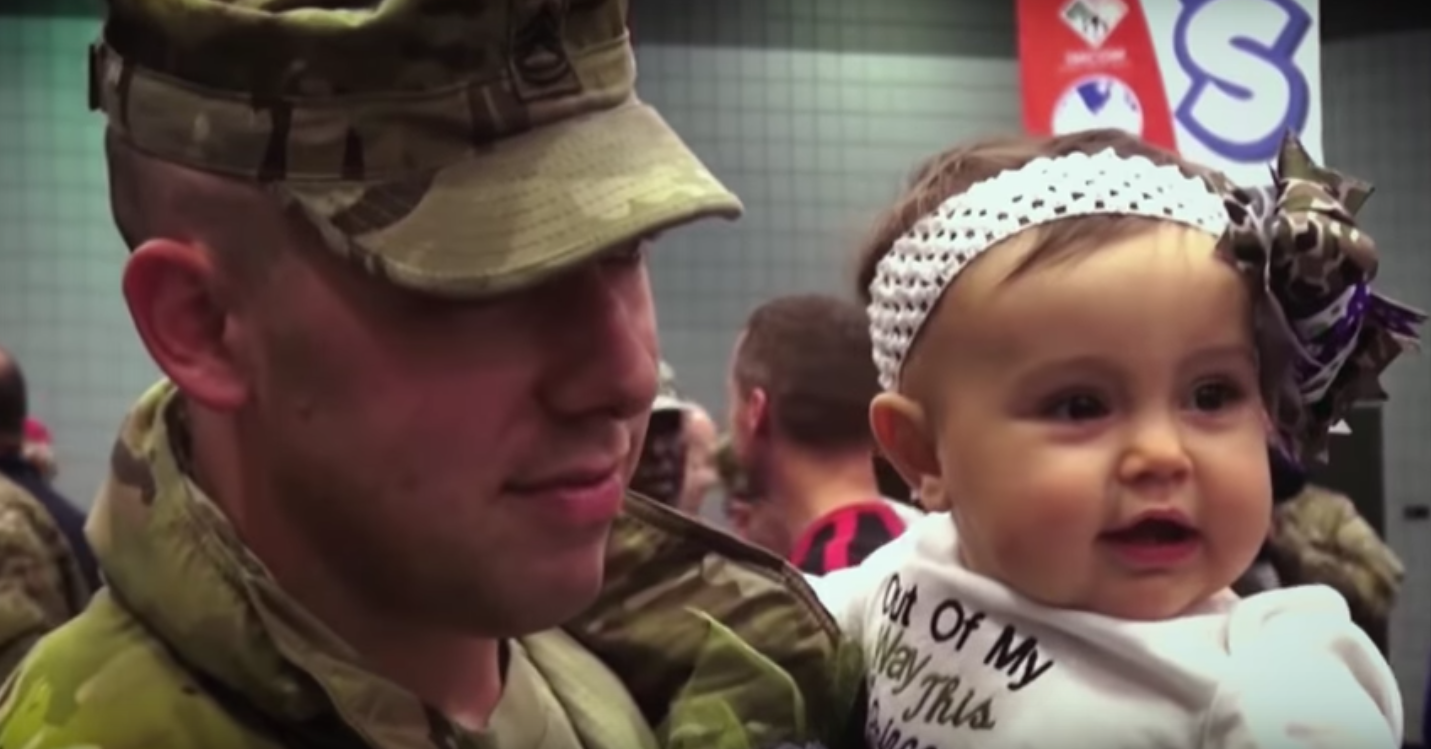 A family at Fort Knox. 