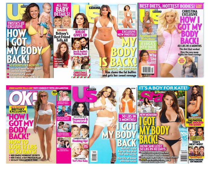 Us Weekly post baby bodies