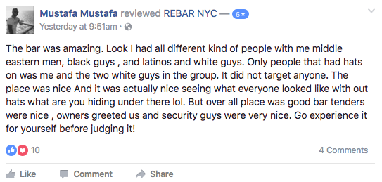 Reviews of Rebar NYC. 