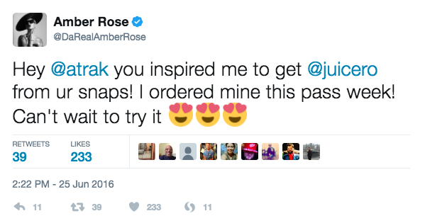 Amber Rose Tweet