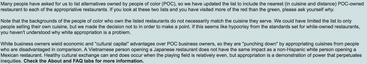 A list of restaurants in Portland accused of cultural appropriation. 