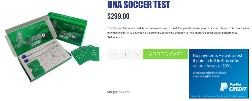 soccer genomics