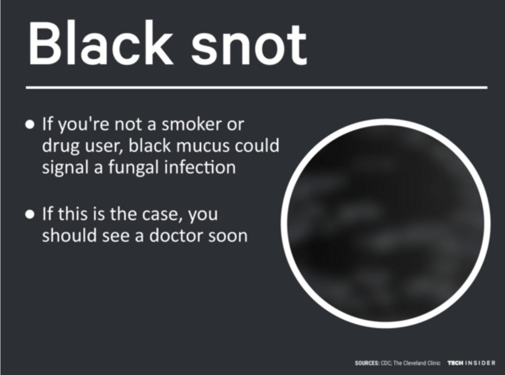black snot info