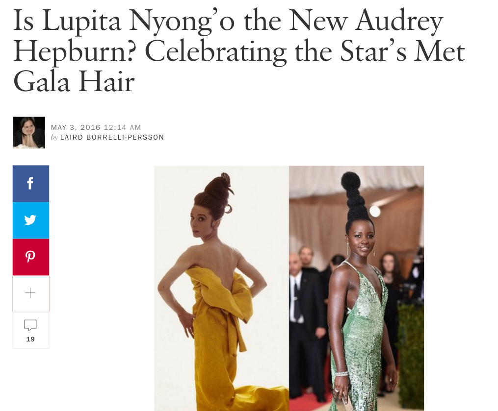 Vogue Met Gala style article