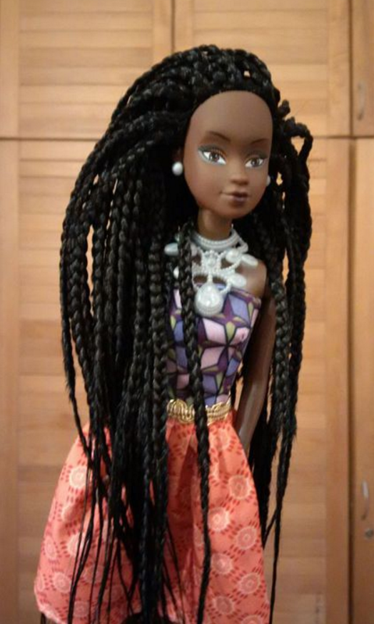 black dolls with braids