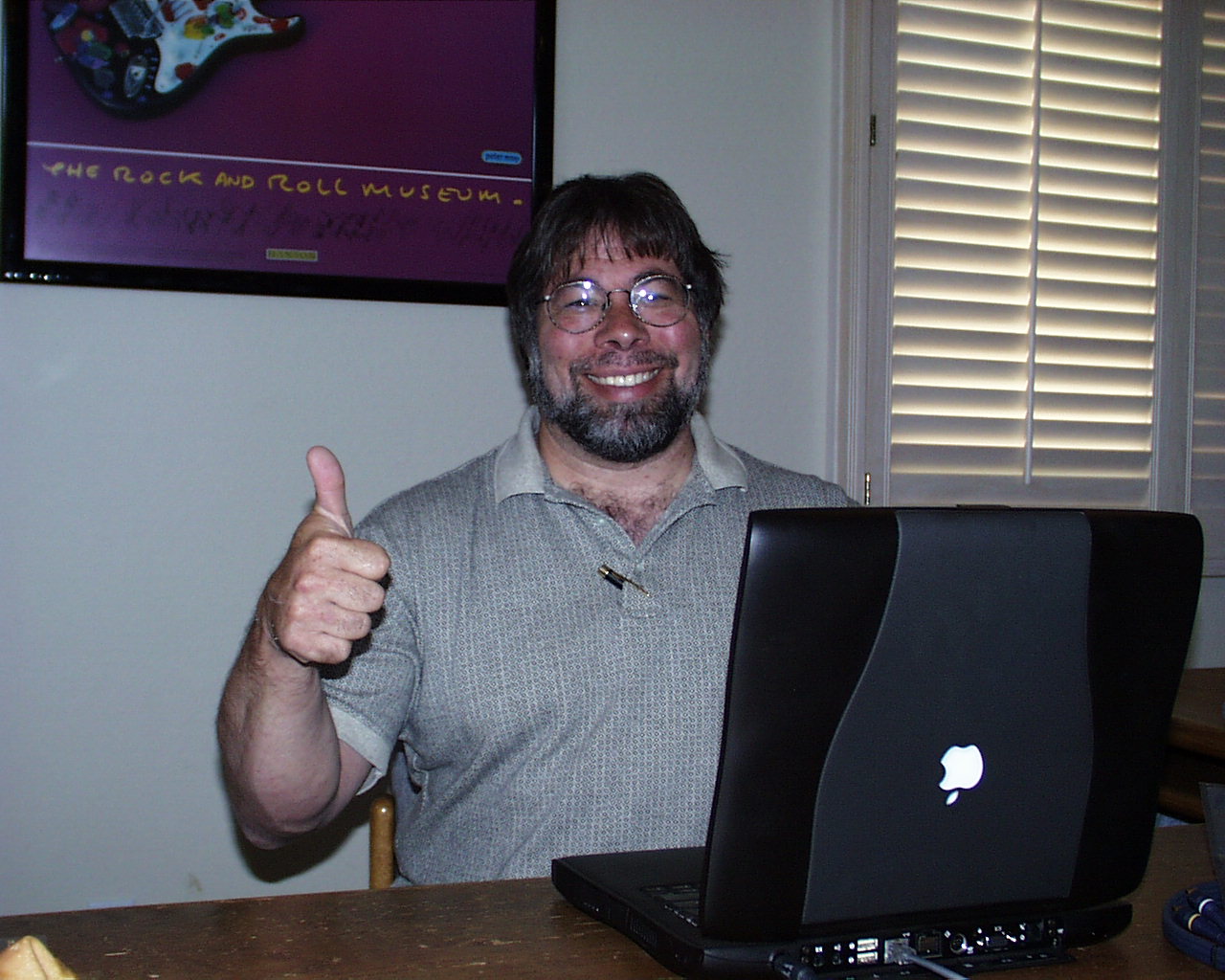 Steve Wozniak, a co-founder of Apple, in June 2005. 