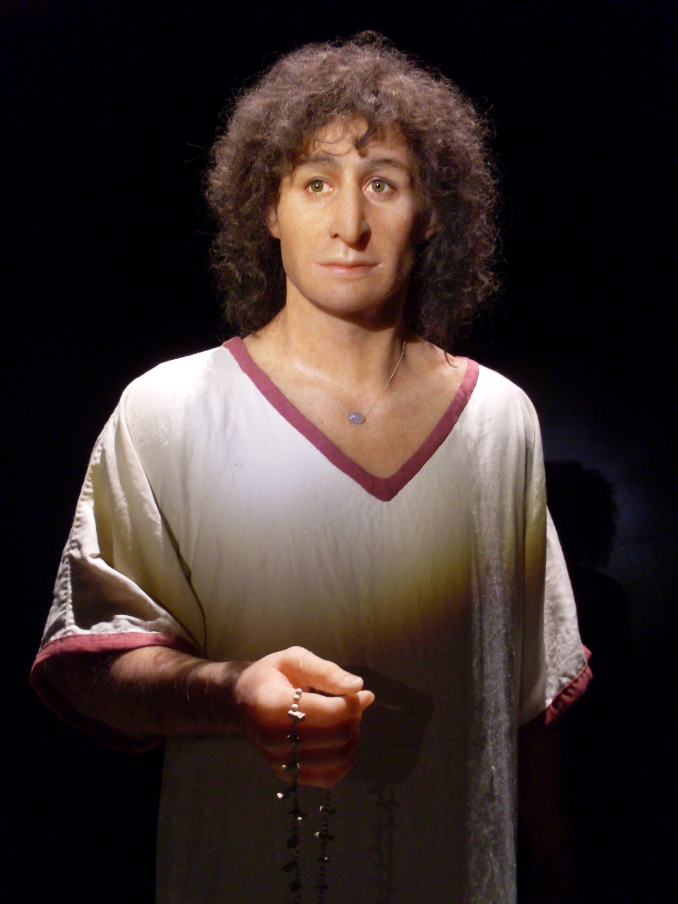 A reconstruction of the ancient Phoenician man dubbed "Ariche." 