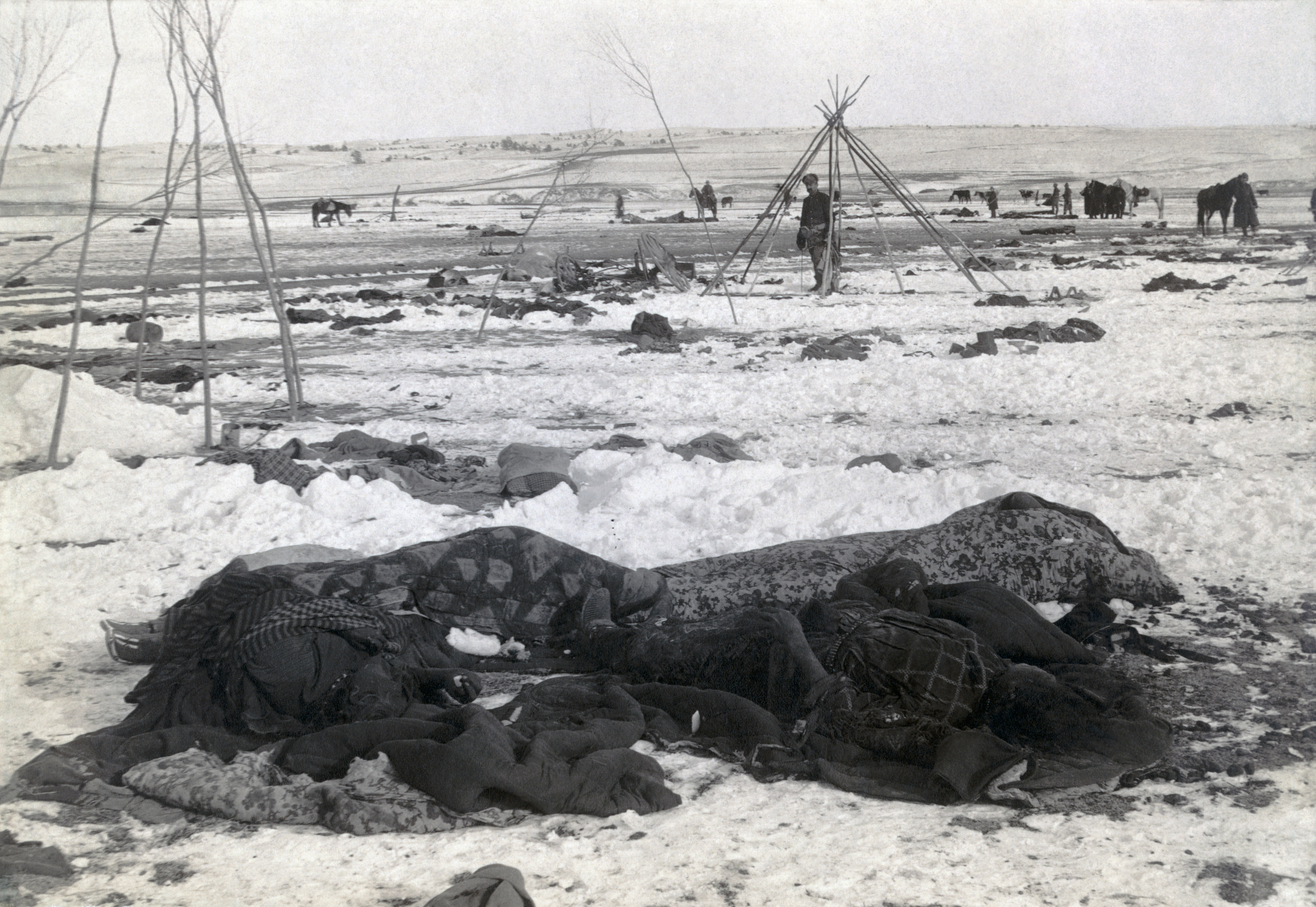 Wounded Knee aftermath.