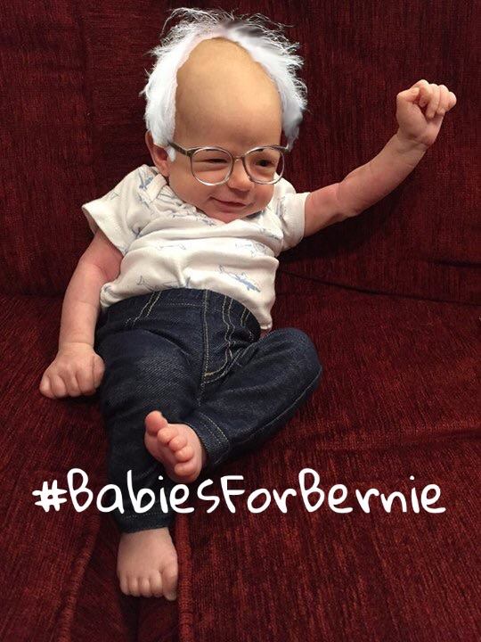 Bernie with the sold Child