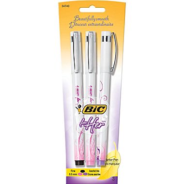Bic for her pens