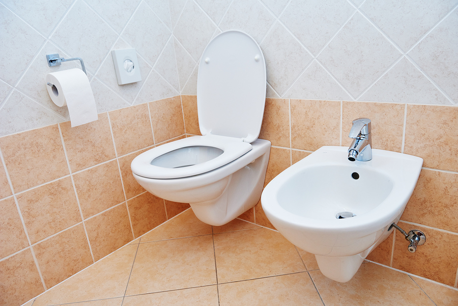 bidet in bathroom