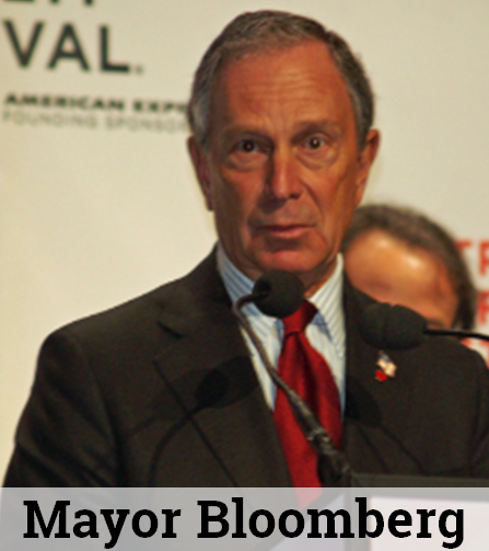 Mayor Michael Bloomberg smoked weed