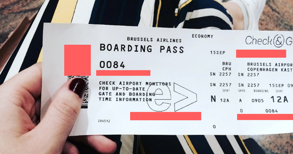 Why You Should Never Post Photos of Your Boarding Pass ATTN