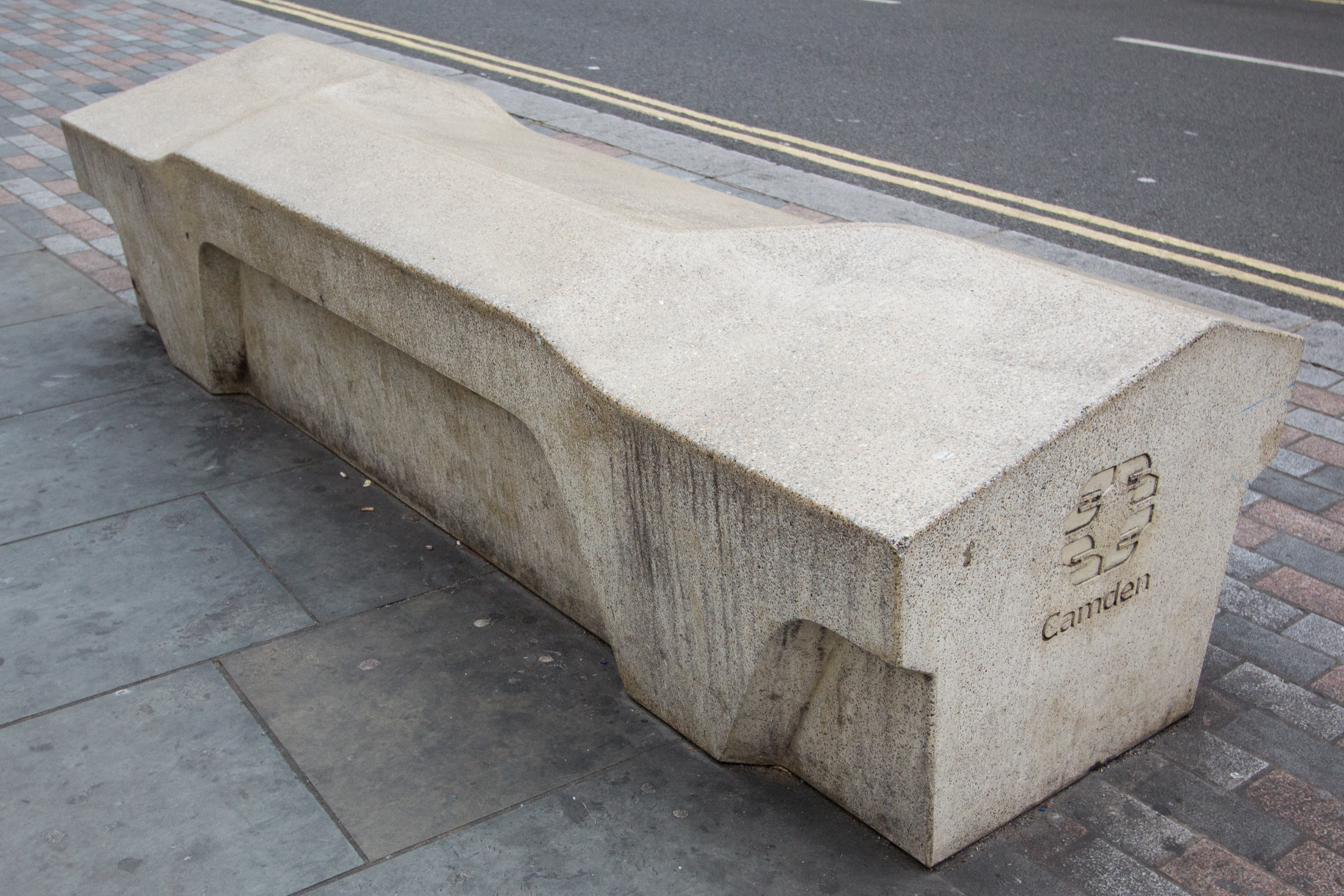A Camden bench on Great Queen Street, London