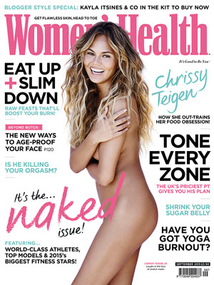 Chrissy Teigen Cover Women's Health