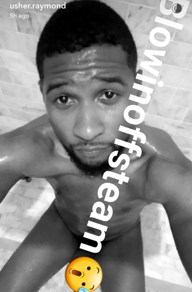 Usher Snapchat