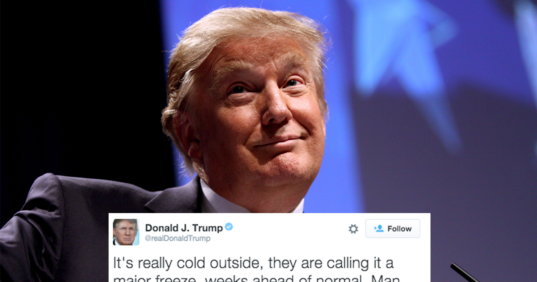 Trump Backs Up Climate Change Denial On Twitter - ATTN: